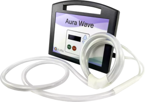 Aura Wave machine slanted view