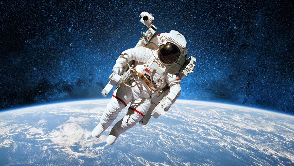 astronaut in outer space