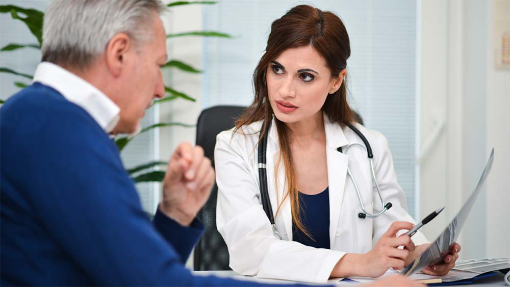 doctor meeting with patient